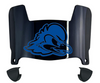 Delaware Blue Hens Mini Football Helmet Visor Shield w/ Clips - PICK VISOR & LOGO COLOR