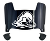 Delaware Blue Hens Mini Football Helmet Visor Shield w/ Clips - PICK VISOR & LOGO COLOR