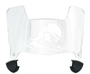 Delaware Blue Hens Mini Football Helmet Visor Shield w/ Clips - PICK VISOR & LOGO COLOR