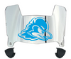 Delaware Blue Hens Mini Football Helmet Visor Shield w/ Clips - PICK VISOR & LOGO COLOR