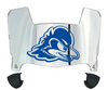 Delaware Blue Hens Mini Football Helmet Visor Shield w/ Clips - PICK VISOR & LOGO COLOR