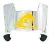 Delaware Blue Hens Mini Football Helmet Visor Shield w/ Clips - PICK VISOR & LOGO COLOR