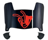 Delaware State Hornets Mini Football Helmet Visor Shield w/ Clips - PICK VISOR & LOGO COLOR