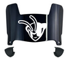 Delaware State Hornets Mini Football Helmet Visor Shield w/ Clips - PICK VISOR & LOGO COLOR