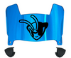 Delaware State Hornets Mini Football Helmet Visor Shield w/ Clips - PICK VISOR & LOGO COLOR