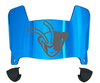 Delaware State Hornets Mini Football Helmet Visor Shield w/ Clips - PICK VISOR & LOGO COLOR