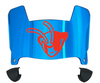 Delaware State Hornets Mini Football Helmet Visor Shield w/ Clips - PICK VISOR & LOGO COLOR