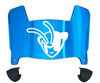 Delaware State Hornets Mini Football Helmet Visor Shield w/ Clips - PICK VISOR & LOGO COLOR