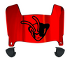 Delaware State Hornets Mini Football Helmet Visor Shield w/ Clips - PICK VISOR & LOGO COLOR