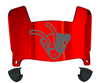 Delaware State Hornets Mini Football Helmet Visor Shield w/ Clips - PICK VISOR & LOGO COLOR