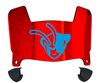 Delaware State Hornets Mini Football Helmet Visor Shield w/ Clips - PICK VISOR & LOGO COLOR