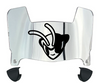 Delaware State Hornets Mini Football Helmet Visor Shield w/ Clips - PICK VISOR & LOGO COLOR