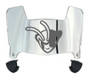 Delaware State Hornets Mini Football Helmet Visor Shield w/ Clips - PICK VISOR & LOGO COLOR