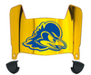 Delaware Blue Hens Mini Football Helmet Visor Shield w/ Clips - PICK VISOR & LOGO COLOR