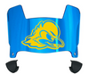 Delaware Blue Hens Mini Football Helmet Visor Shield w/ Clips - PICK VISOR & LOGO COLOR