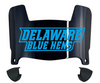 Delaware Blue Hens Mini Football Helmet Visor Shield w/ Clips - PICK VISOR & LOGO COLOR