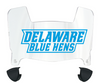 Delaware Blue Hens Mini Football Helmet Visor Shield w/ Clips - PICK VISOR & LOGO COLOR