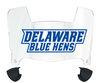 Delaware Blue Hens Mini Football Helmet Visor Shield w/ Clips - PICK VISOR & LOGO COLOR