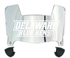 Delaware Blue Hens Mini Football Helmet Visor Shield w/ Clips - PICK VISOR & LOGO COLOR