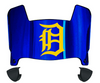 Delaware Blue Hens Mini Football Helmet Visor Shield w/ Clips - PICK VISOR & LOGO COLOR