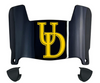 Delaware Blue Hens Mini Football Helmet Visor Shield w/ Clips - PICK VISOR & LOGO COLOR