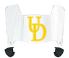 Delaware Blue Hens Mini Football Helmet Visor Shield w/ Clips - PICK VISOR & LOGO COLOR