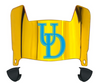 Delaware Blue Hens Mini Football Helmet Visor Shield w/ Clips - PICK VISOR & LOGO COLOR