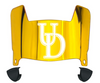 Delaware Blue Hens Mini Football Helmet Visor Shield w/ Clips - PICK VISOR & LOGO COLOR