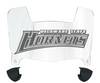 Delaware State Hornets Mini Football Helmet Visor Shield w/ Clips - PICK VISOR & LOGO COLOR