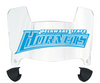 Delaware State Hornets Mini Football Helmet Visor Shield w/ Clips - PICK VISOR & LOGO COLOR