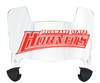 Delaware State Hornets Mini Football Helmet Visor Shield w/ Clips - PICK VISOR & LOGO COLOR