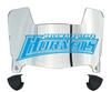 Delaware State Hornets Mini Football Helmet Visor Shield w/ Clips - PICK VISOR & LOGO COLOR