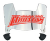 Delaware State Hornets Mini Football Helmet Visor Shield w/ Clips - PICK VISOR & LOGO COLOR
