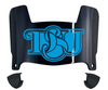 Delaware State Hornets Mini Football Helmet Visor Shield w/ Clips - PICK VISOR & LOGO COLOR