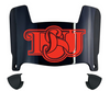 Delaware State Hornets Mini Football Helmet Visor Shield w/ Clips - PICK VISOR & LOGO COLOR