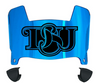 Delaware State Hornets Mini Football Helmet Visor Shield w/ Clips - PICK VISOR & LOGO COLOR
