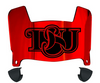 Delaware State Hornets Mini Football Helmet Visor Shield w/ Clips - PICK VISOR & LOGO COLOR