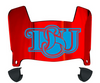 Delaware State Hornets Mini Football Helmet Visor Shield w/ Clips - PICK VISOR & LOGO COLOR