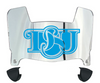 Delaware State Hornets Mini Football Helmet Visor Shield w/ Clips - PICK VISOR & LOGO COLOR