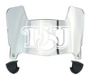 Delaware State Hornets Mini Football Helmet Visor Shield w/ Clips - PICK VISOR & LOGO COLOR