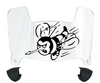 Delaware State Hornets Mini Football Helmet Visor Shield w/ Clips - PICK VISOR & LOGO COLOR
