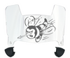 Delaware State Hornets Mini Football Helmet Visor Shield w/ Clips - PICK VISOR & LOGO COLOR