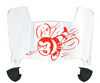 Delaware State Hornets Mini Football Helmet Visor Shield w/ Clips - PICK VISOR & LOGO COLOR