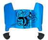 Delaware State Hornets Mini Football Helmet Visor Shield w/ Clips - PICK VISOR & LOGO COLOR