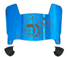 Delaware State Hornets Mini Football Helmet Visor Shield w/ Clips - PICK VISOR & LOGO COLOR