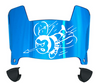 Delaware State Hornets Mini Football Helmet Visor Shield w/ Clips - PICK VISOR & LOGO COLOR