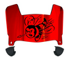 Delaware State Hornets Mini Football Helmet Visor Shield w/ Clips - PICK VISOR & LOGO COLOR