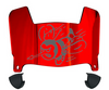 Delaware State Hornets Mini Football Helmet Visor Shield w/ Clips - PICK VISOR & LOGO COLOR