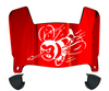 Delaware State Hornets Mini Football Helmet Visor Shield w/ Clips - PICK VISOR & LOGO COLOR