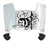 Delaware State Hornets Mini Football Helmet Visor Shield w/ Clips - PICK VISOR & LOGO COLOR